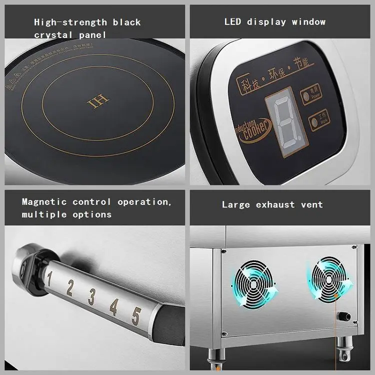 induction wok cooker induction soup cooker cooking equipment Plane induction cooker