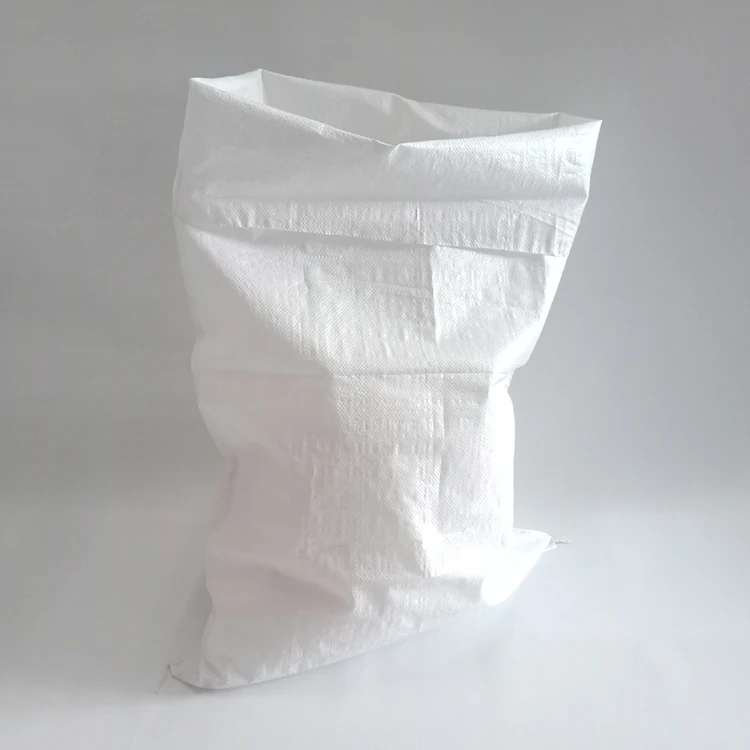 
ready to ship white pp woven bag sack 50 kg for Corn, flour, bean packaging 60*100cm 