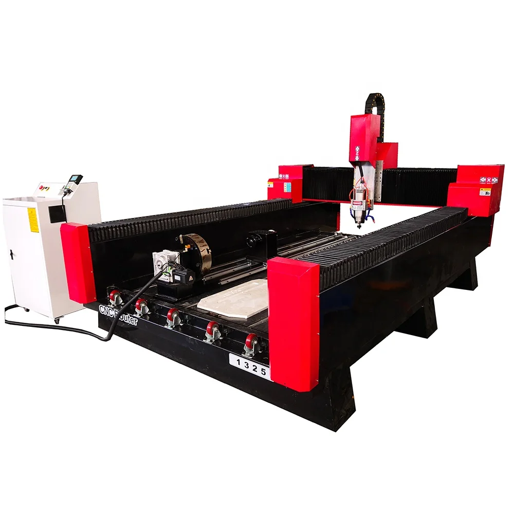 1325 1530 3 axis 4 axis 3d cnc router stone engraving carving sculpture machine granite