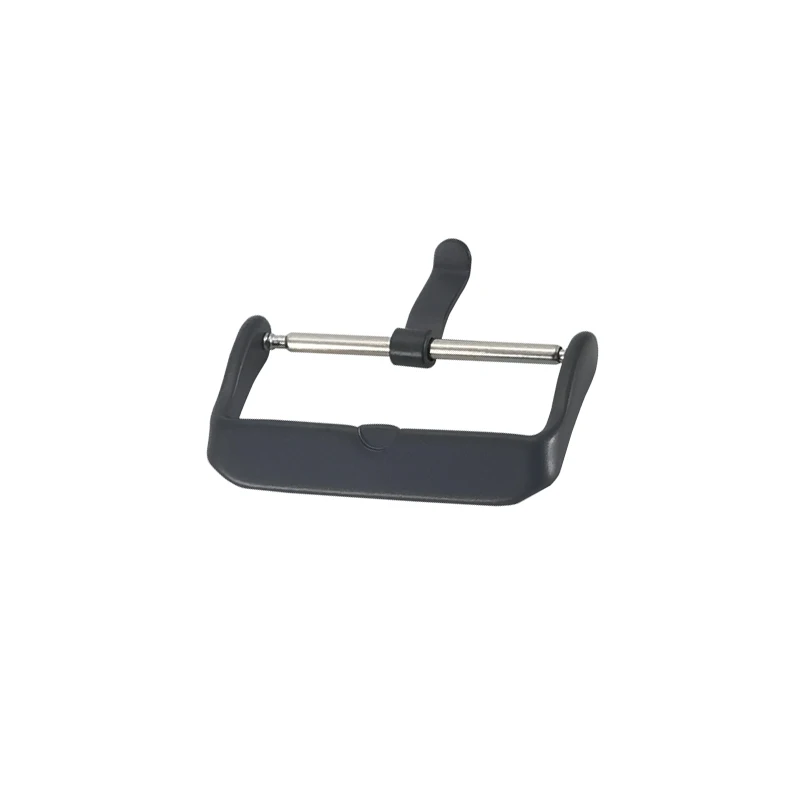 
wholesale smart watch accessories high quality 304 stainless steel black watch strap buckle parts 