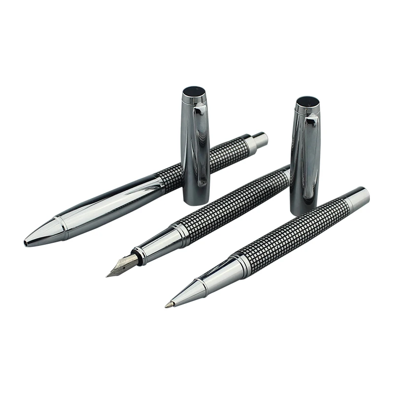 Amazon top sale custom printed logo metal fountain pen ink