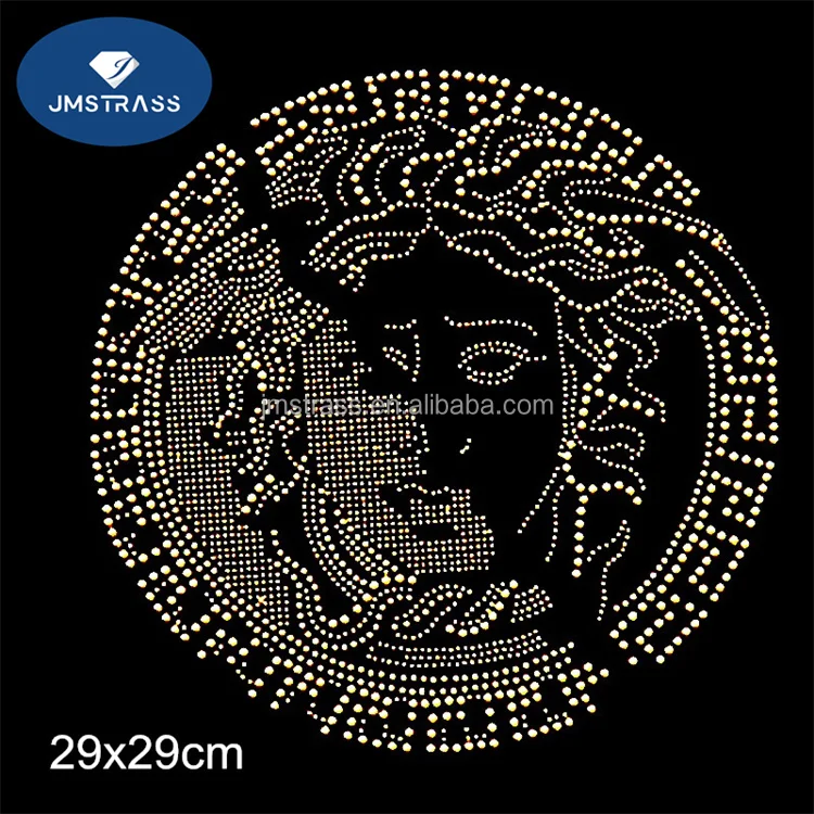 Custom beads Logo Heat Transfer Design Hotfix Rhinestone Template Pattern Rhine stone Transfer