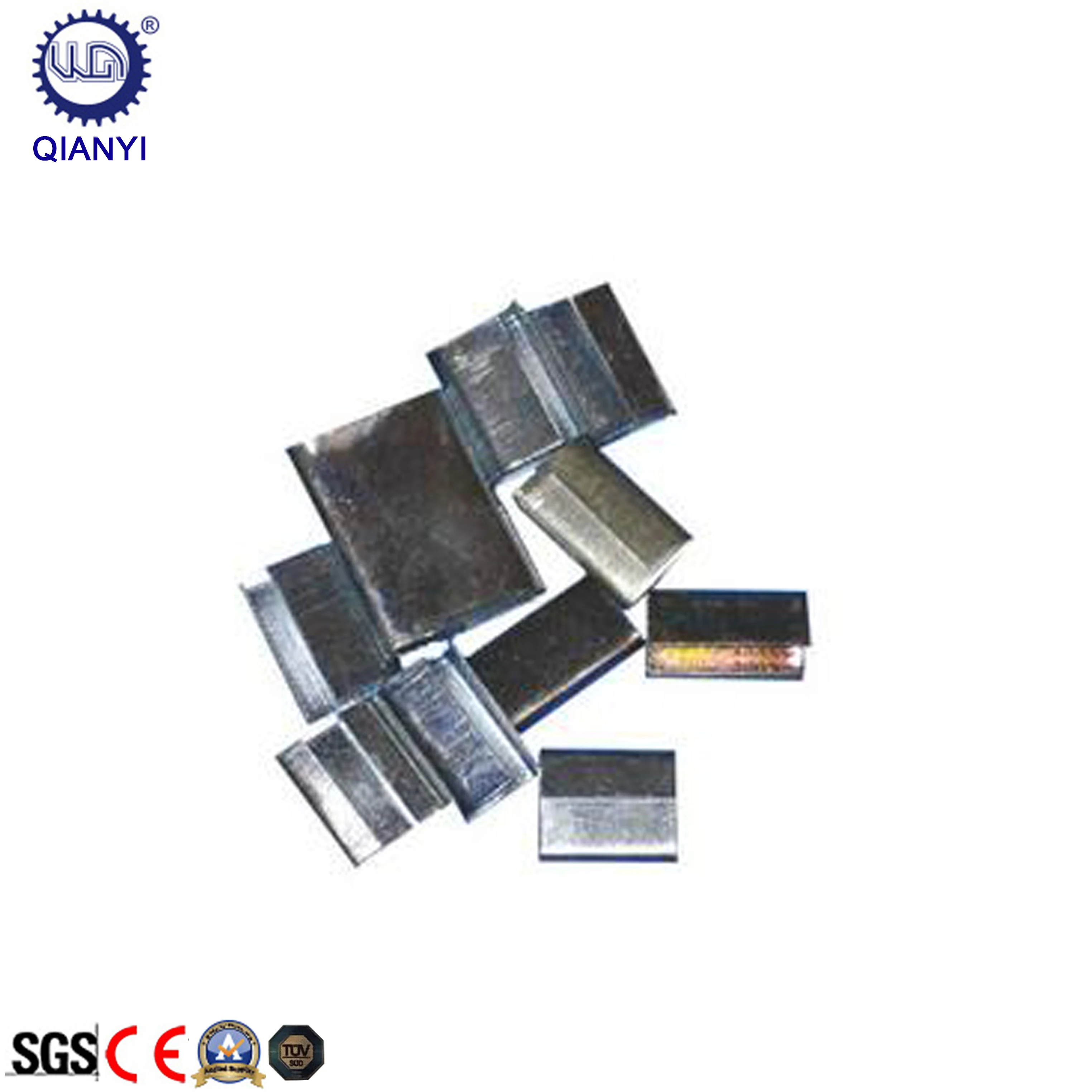 Plastic Packaging Buckles Fasteners Galvanized Metal Strapping Seals Strapping Band Clips for PP Pet Polyester Strapping