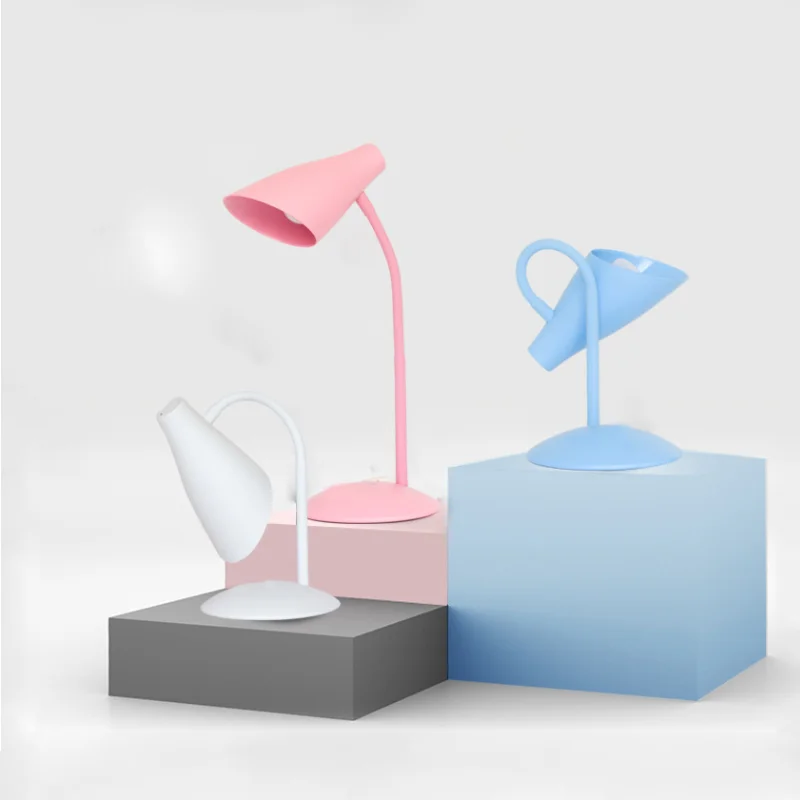 Home Decor Reading Desk Lamp Bedroom Night Light Children Led Desk Lamp Pink Bedside Table Lamp