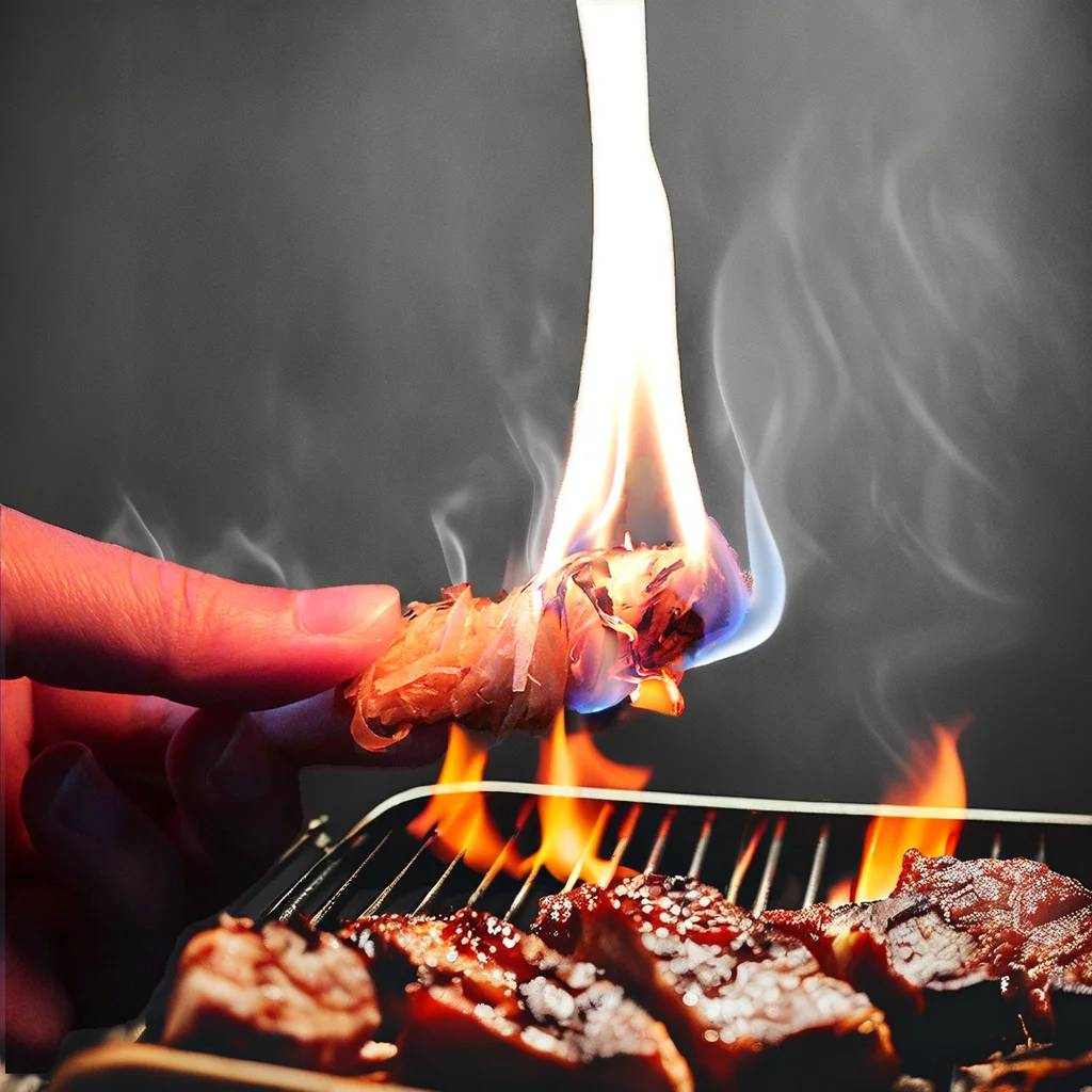 Camping BBQ Fire Starter Grill Fireplace Wood Natural Charcoal Firelighter Grill Stove Tumbleweed Fire starters