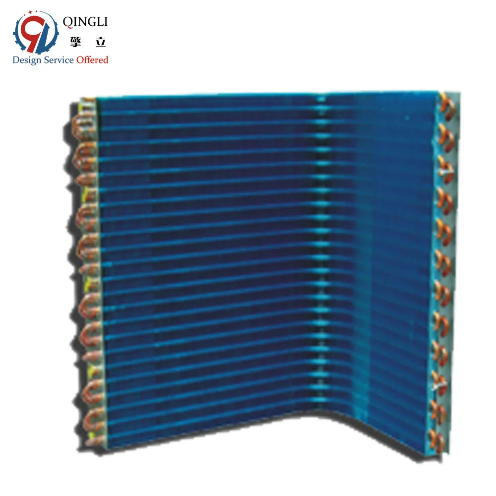 QINGLI Aluminum fin copper tube refrigerator heat exchanger radiator