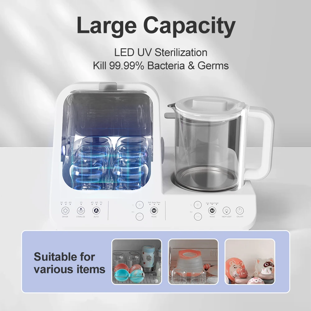 Multifunctional Sterilizer with Bottle Warmer,BPA free