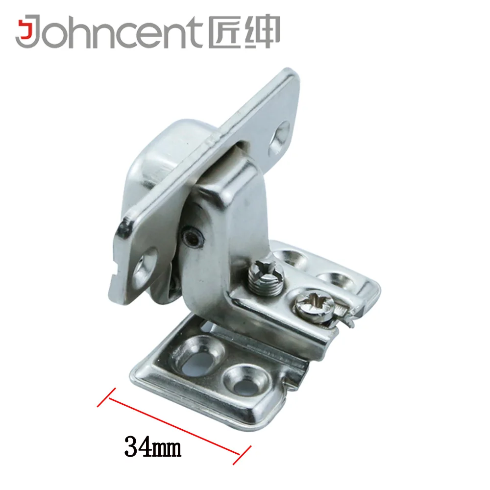 4 hole 2 way non soft close half overlay short arm kitchen cabinet hinge american hinge