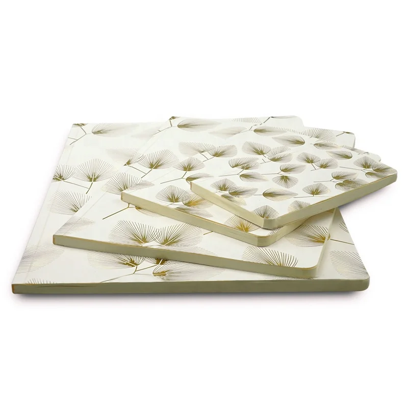
2020 New Arrival Custom School Composition Exercise Notebook decorated with gold leaf and pocket 