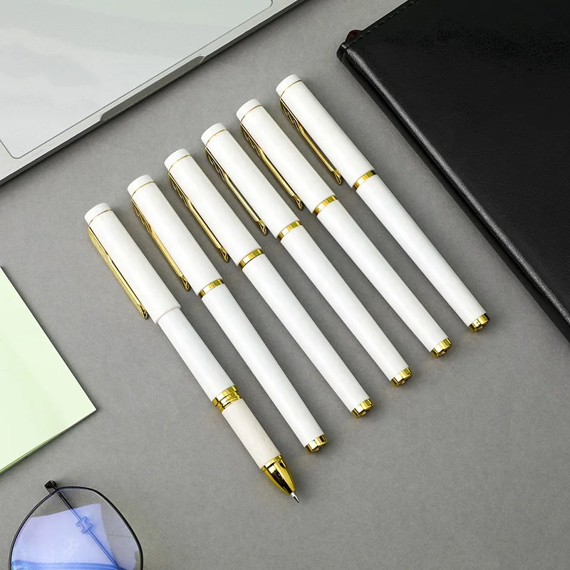 fashion Metal pen high-end business gift metal roller pen custom logo signature gel pen for office