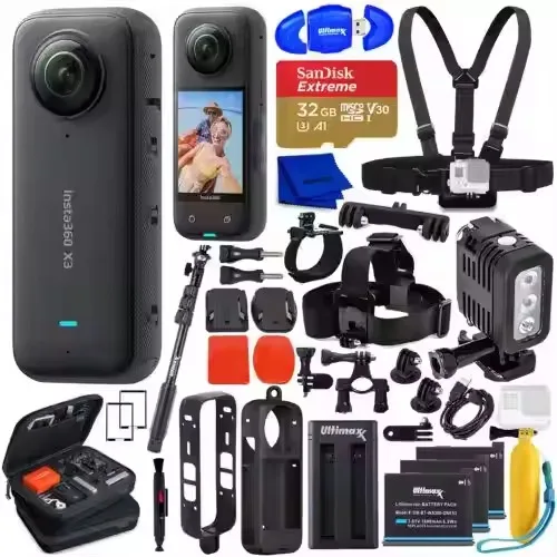 Новая распродажа Экшн-камера insta 360 X3 5 7 K видео 10 м водонепроницаемая для стабилизации состояния Insta ONE X 3 Спортивная камера