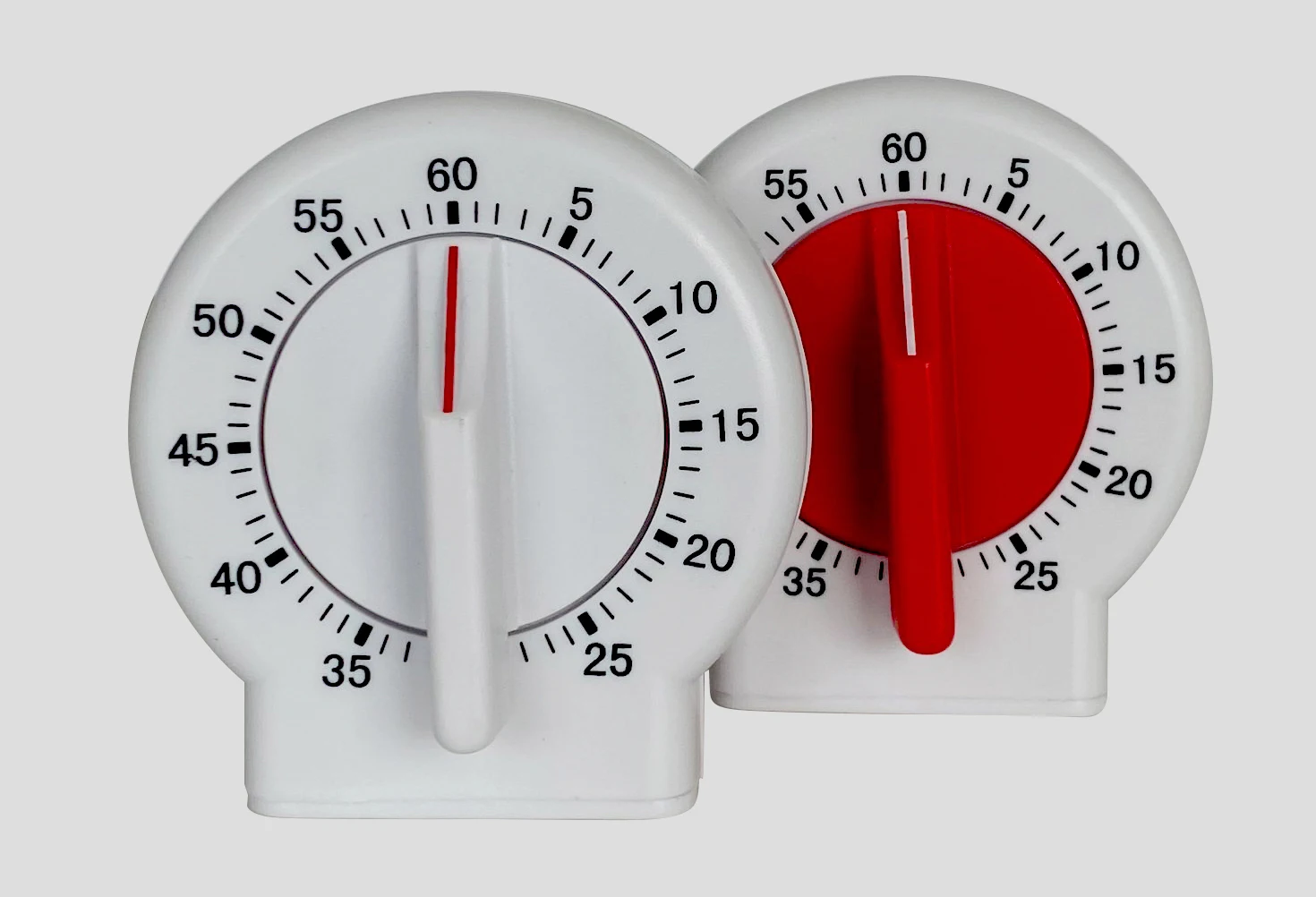 ABS Material 60 Minutes Countdown Timer Standing Function Mechanical Kitchen Timer