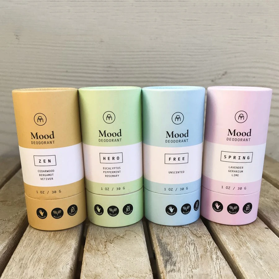 Hot sale biodegradable environmental lipstick tube paper tube push-up container shipped within 7 days lipstick packaging