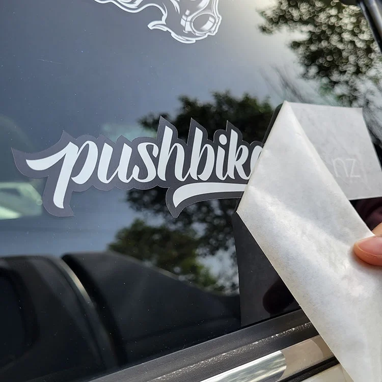 Car decal sticker advertising brand logo print letter text custom logo vinyl transfer sticker for car rear glass window stickers