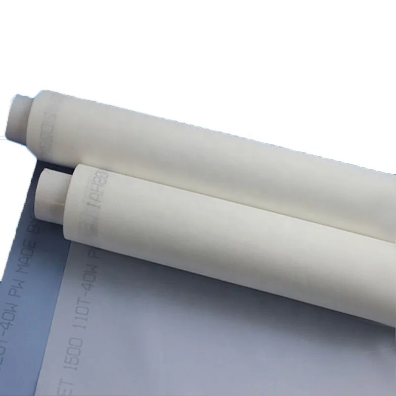 Wide width glass printing mesh polyester screen printing mesh