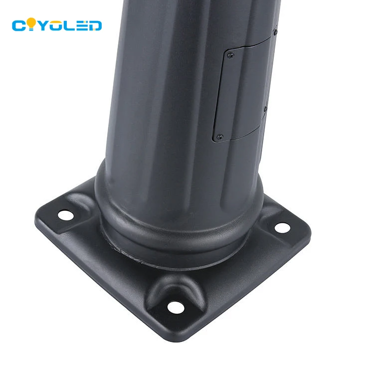 COYOLED Nordic Street Solar Lights Splicing Pole Iron Q235 Steel Light Poles Outdoor Galvanized Street Light