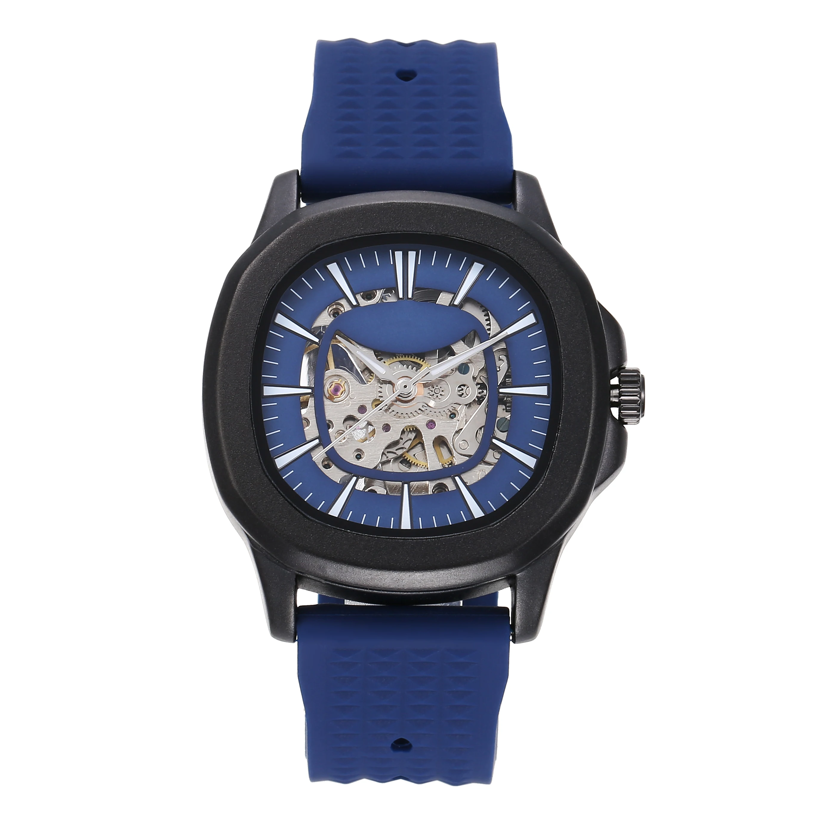 2024 Royal Design Transparent Fashion Luminous Gear Movement Mechanical Mechanical Wristwatch