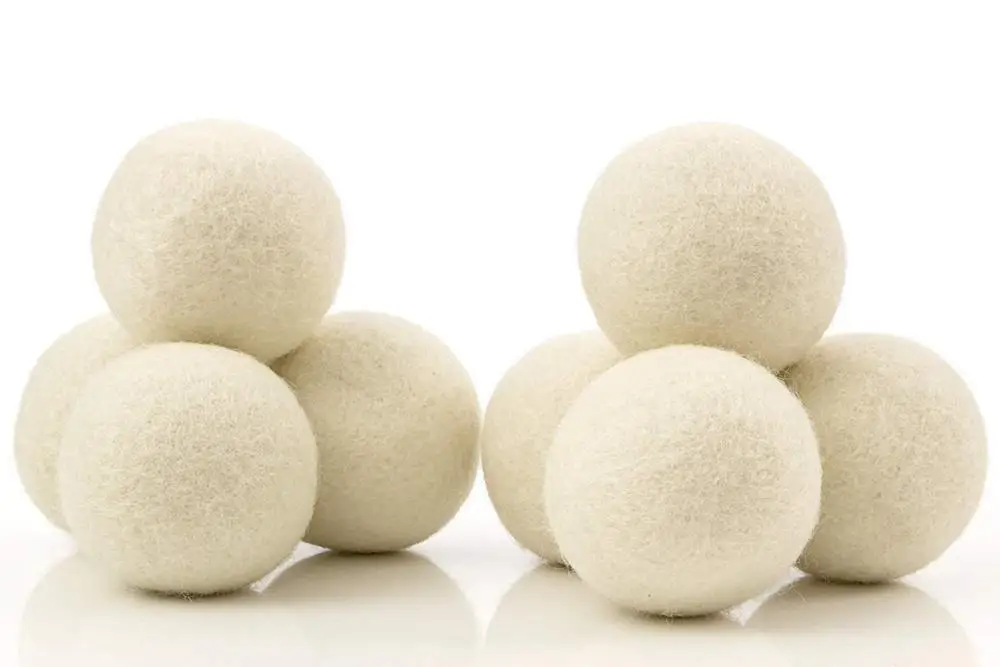 Органическая справедливая торговля многоразовый кондиционер для ткани шерстяная сушилка белья шарики Новая Зеландия натуральная ручная работа черный пингвин