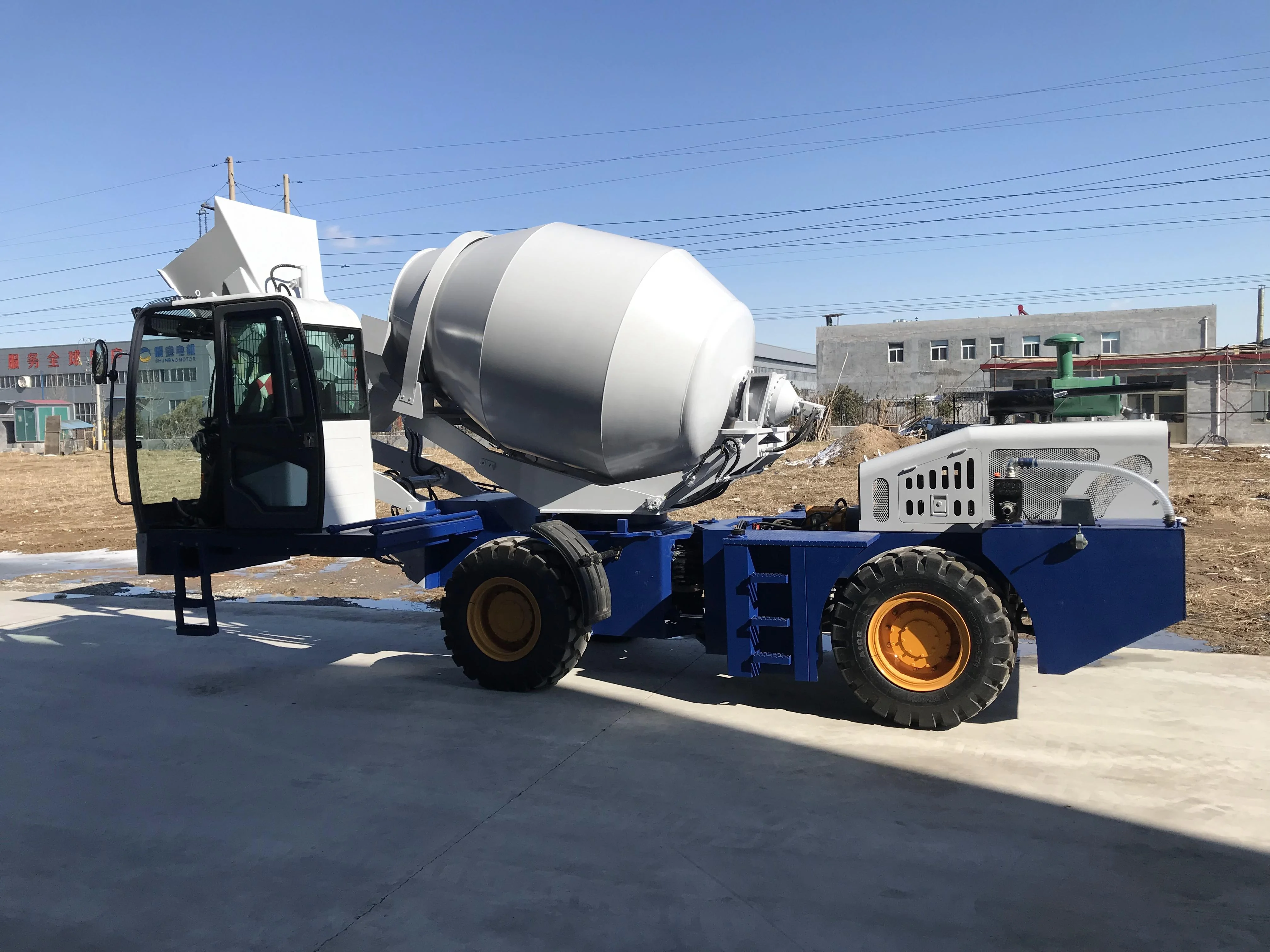 JBC 3.5 mobile diesel self loading concrete mixer in stock JBC 350 self loading concrete mixer