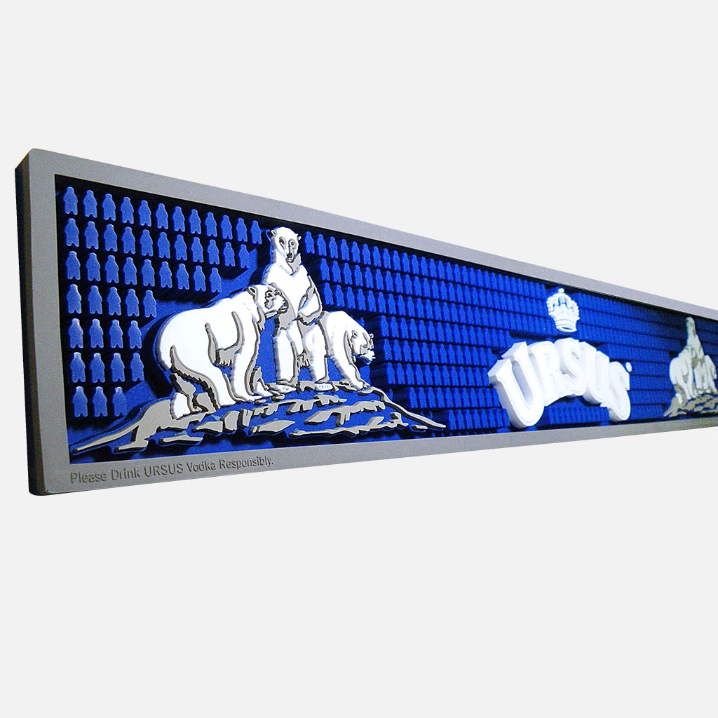 Bar Runner Beer Mat Custom Bar Spill Mat