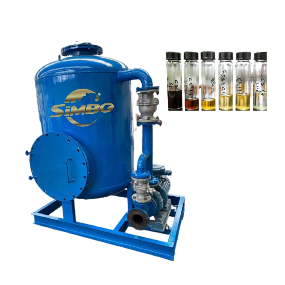 small investment industry oil cleaning equipment used black oil purifying machine