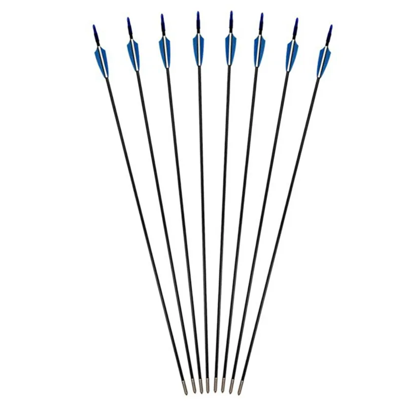 Shooting Fiberglass Hunting Arrows