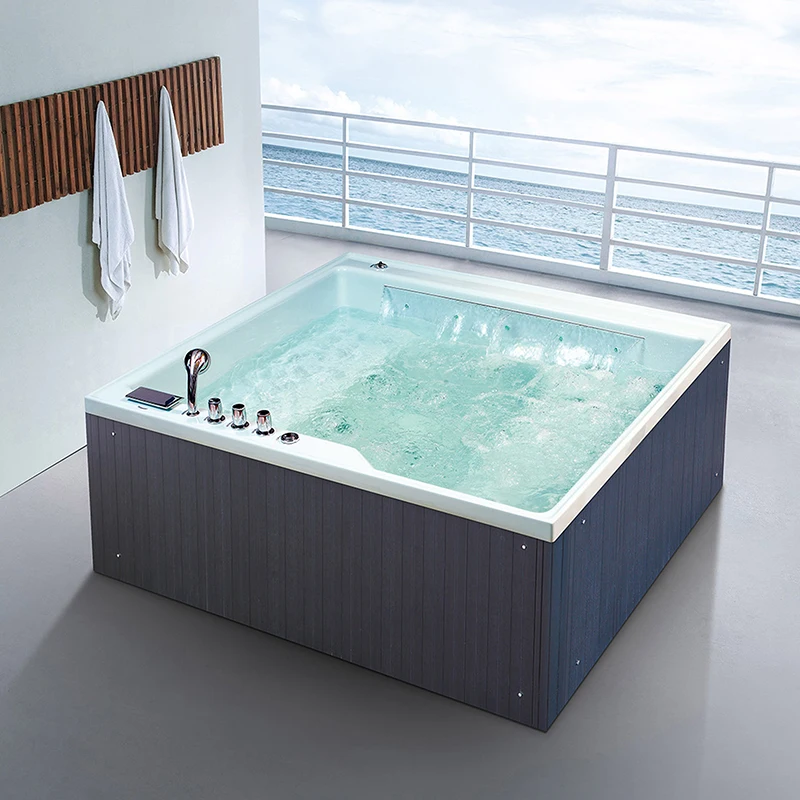 KMRY Hot sale 2 person whirlpool spa hot tub adult massage  freestanding bathtubs