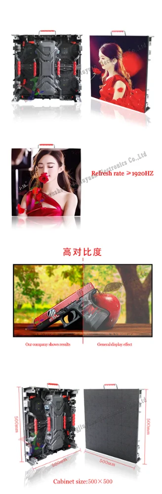 shenzhen manufacturer direct full color 250*250mm indoor p3.91 led display module for video wall