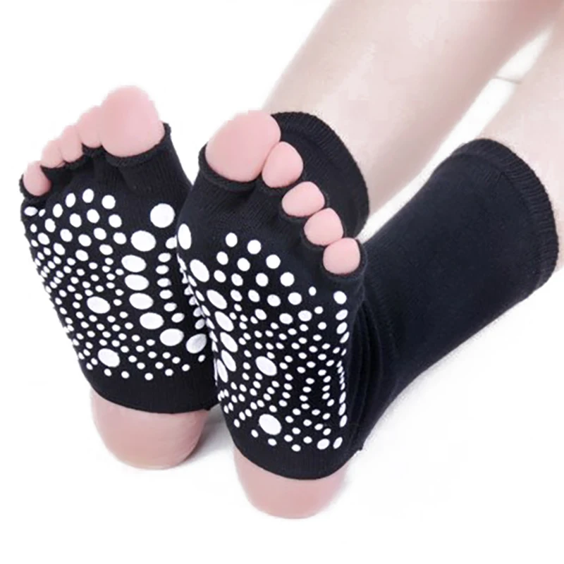 
Лидер продаж на Amazon, хлопковые носки для йоги, спортивные носки для девочек 