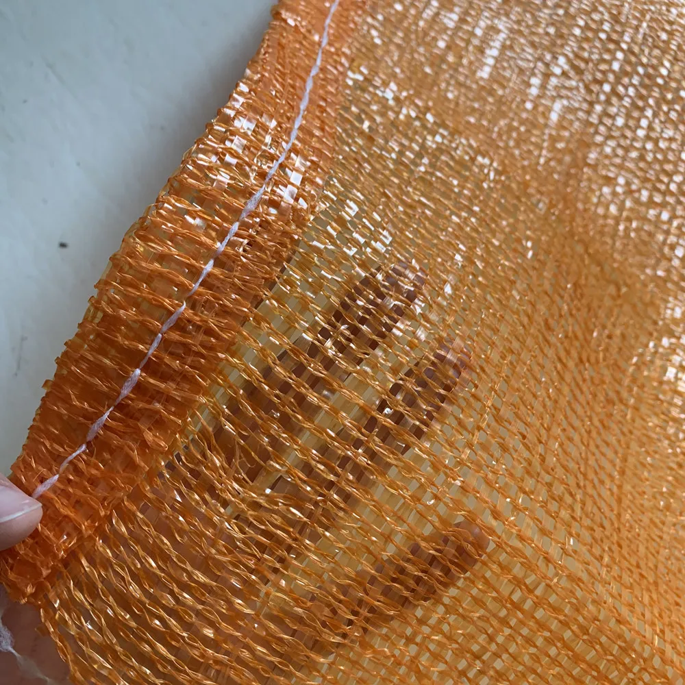 best price  pe or pp leno mesh net bag 50kg Potato Garlic Fruit Orange Firewood Mesh bag
