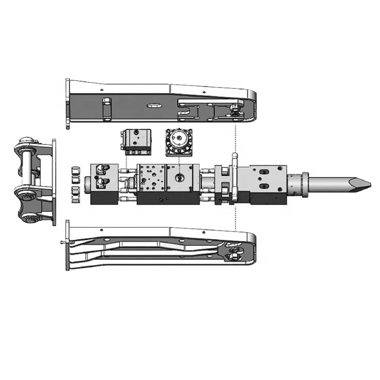 HOT SALE Hydraulic breakers 7-9 ton hydraulic hammer excavator backhoe rock breaker