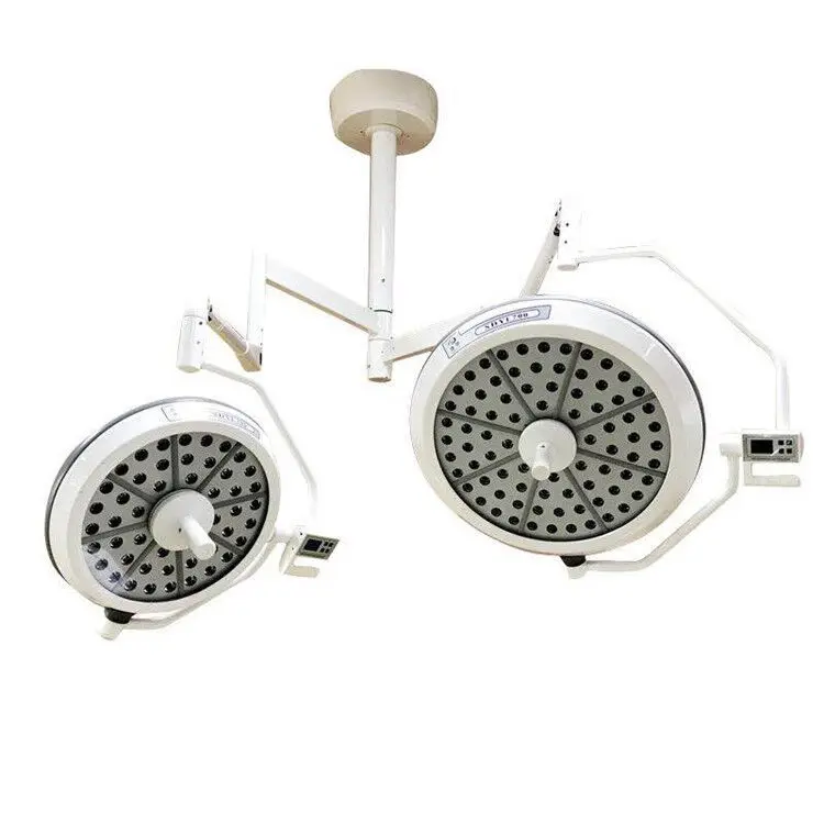 
Hospital Double Heads LED operation light ceiling operating lamp emergency equipments surgical light 