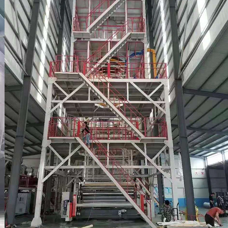 Горячая распродажа, высокоскоростной автоматический пластиковый полипропиленовый пятислойный экструзионный пф-аппарат для выдувания пленки