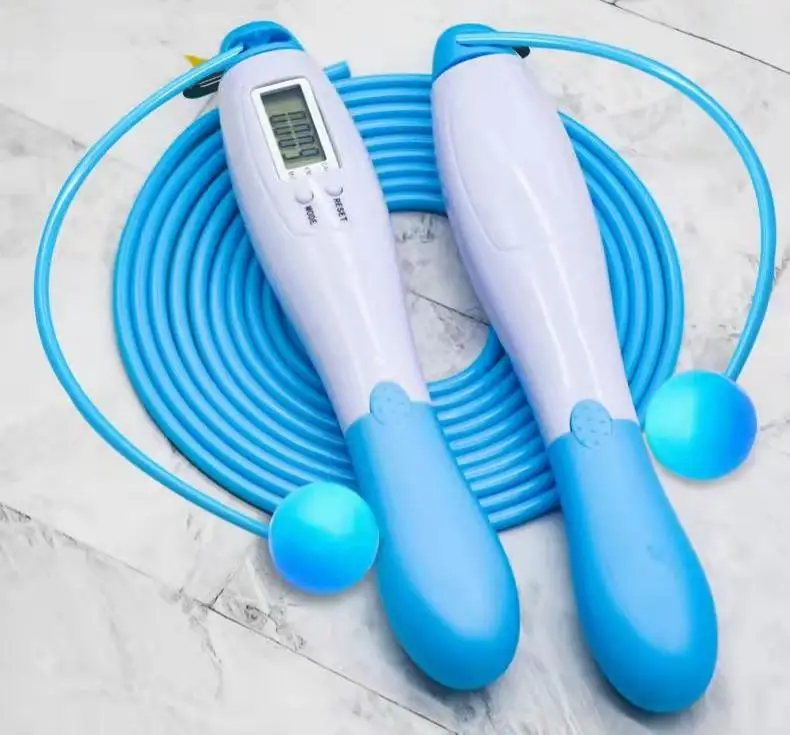 Custom Professional Fitness Weight Loss Smart Skipping Jump Rope Counter Speed Digital Skip Rope Cordless Skipping Rope