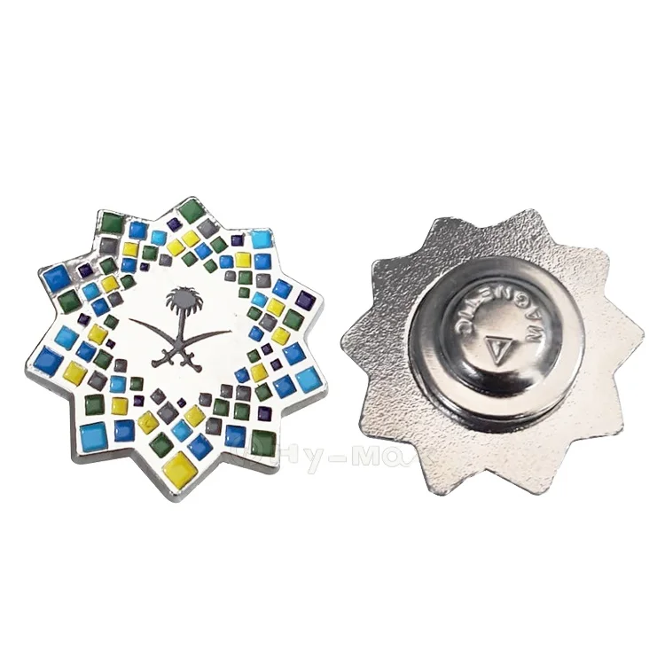 Saudi Arabia Badge designer brooches and pins pins