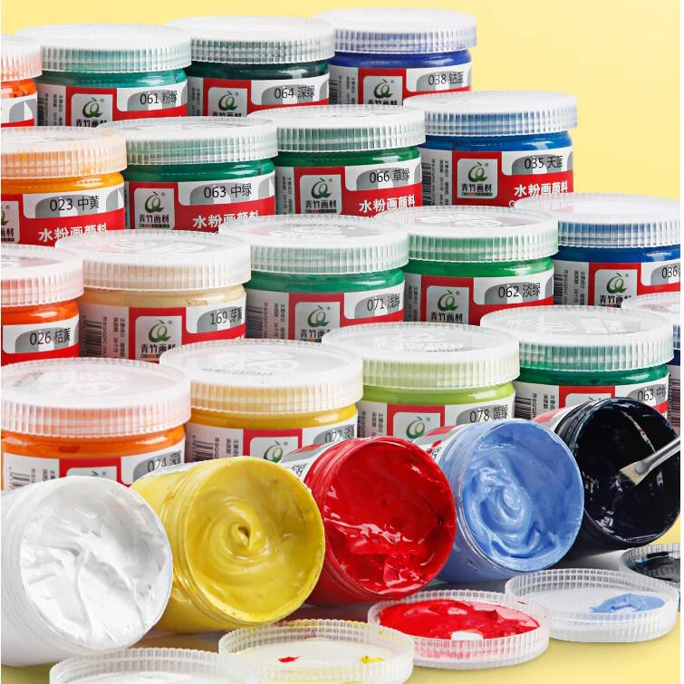 Hot Sale 37 Colors Non Toxic Gouache Paint Set,100 ML Children Water Based Gouache Color