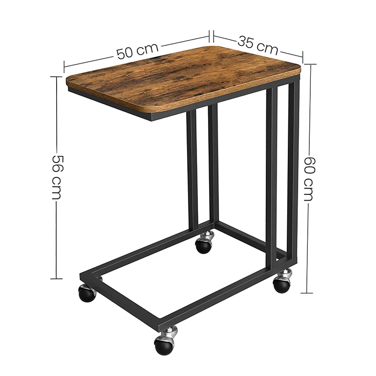 Офисный компьютерный столик диван журнальный легко собрать прочный для гостиной на колесах