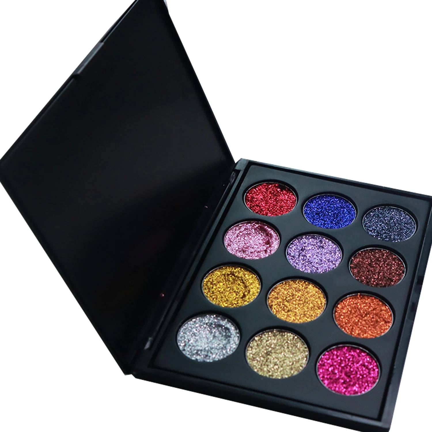 Wholesale Cosmetics 12-Color Diamond Eyeshadow Golden beauty eyeshadow palette glitter shimmer eye shadow makeup