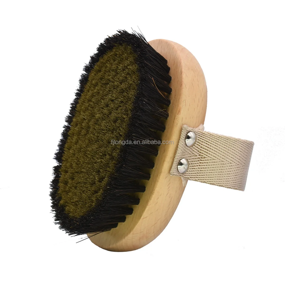 beech body ionic message brush,Super thin Brass body brush
