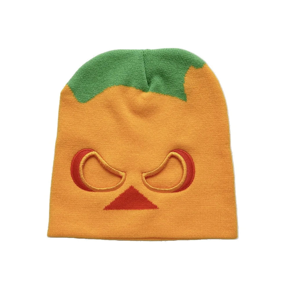 Wholesale Halloween personality funny eye-baring knitted jacquard thread hat thermal pullover hip hop all-in-one Halloween hat