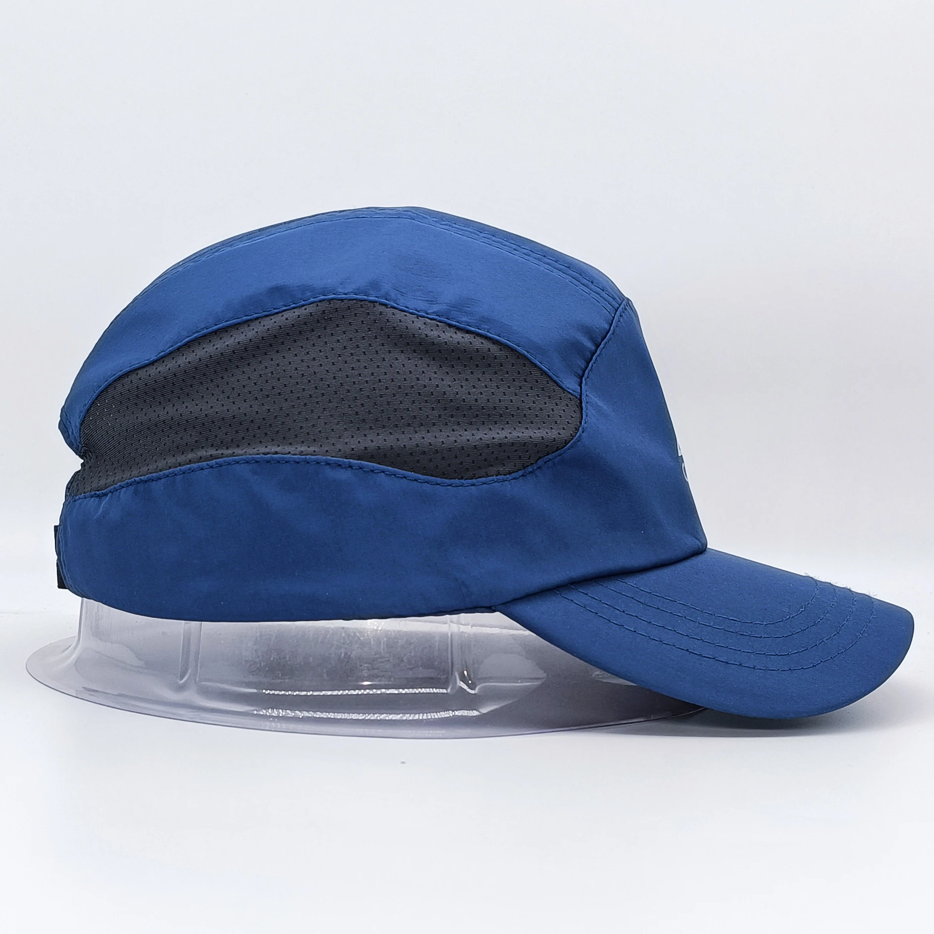 Waterproof 5 Panel Flexible Soft Running Camper Hat Cap Lightweight Unstructured Quick Dry Nylon Neon Plain Running Mesh Cap
