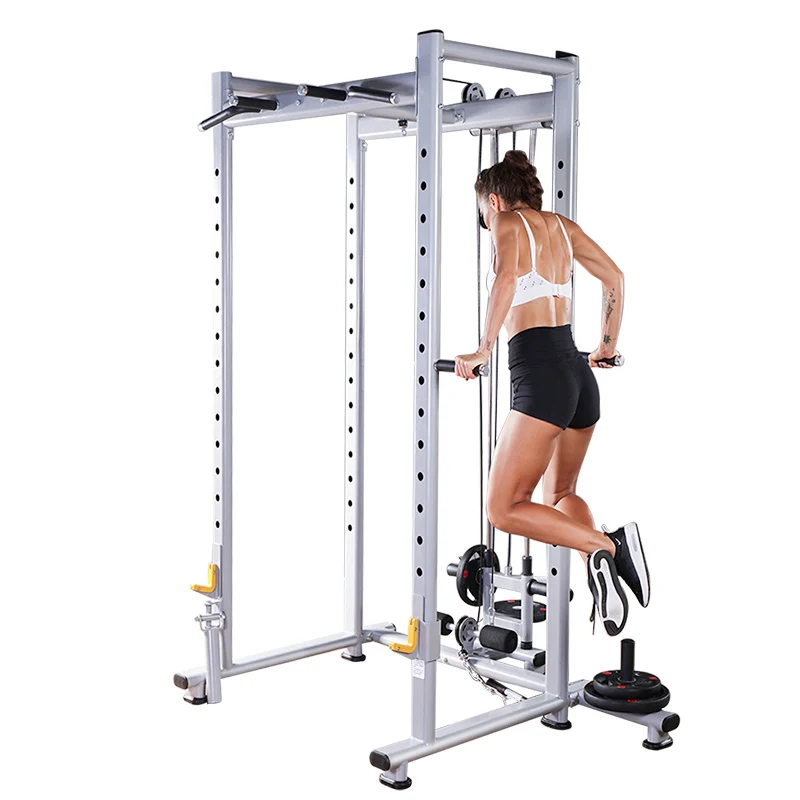 Squatting free bench push household barbell multifunzionale rack power cage gym smith machine