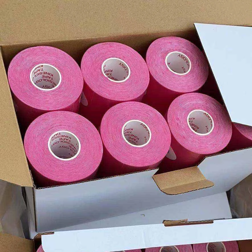 Оригинальная эластичная кинезиологическая терапевтическая спортивная лента от производителя