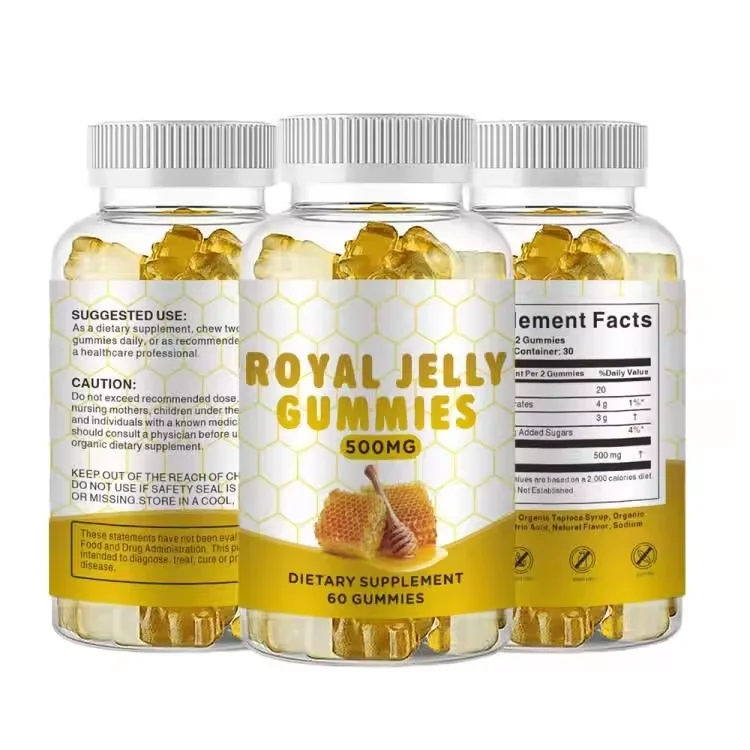 WELLBODY OEM/ODM Private Label Factory Supply Royal Jelly gummies Vegan Supplement Bee Pollen For Immune System & Energy