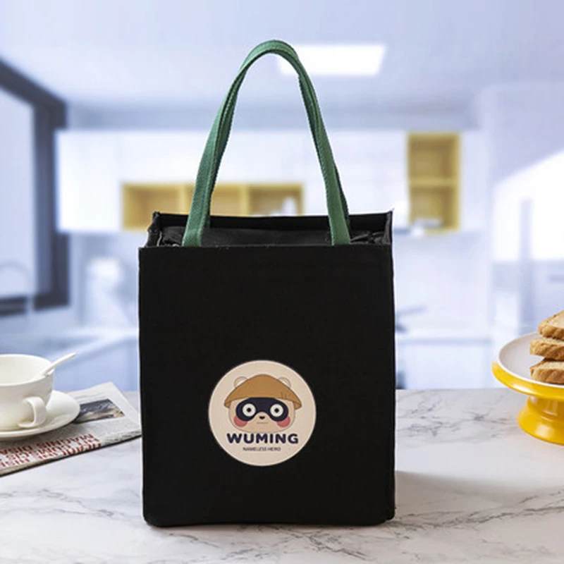 Сумка для ланч-бокса, теплая сумка для ланча с небольшой упаковкой из алюминиевой фольги, офисные Термосумки для ланча для детей