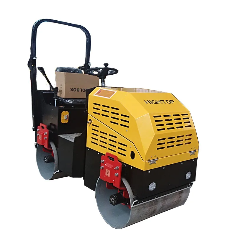 Double drum road roller  mini road roller compactor for Sale HT1000