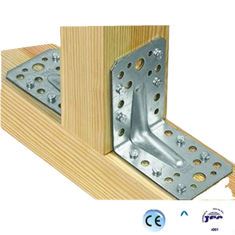 wood connector metal corner angle brackets for wood timber flat u shape