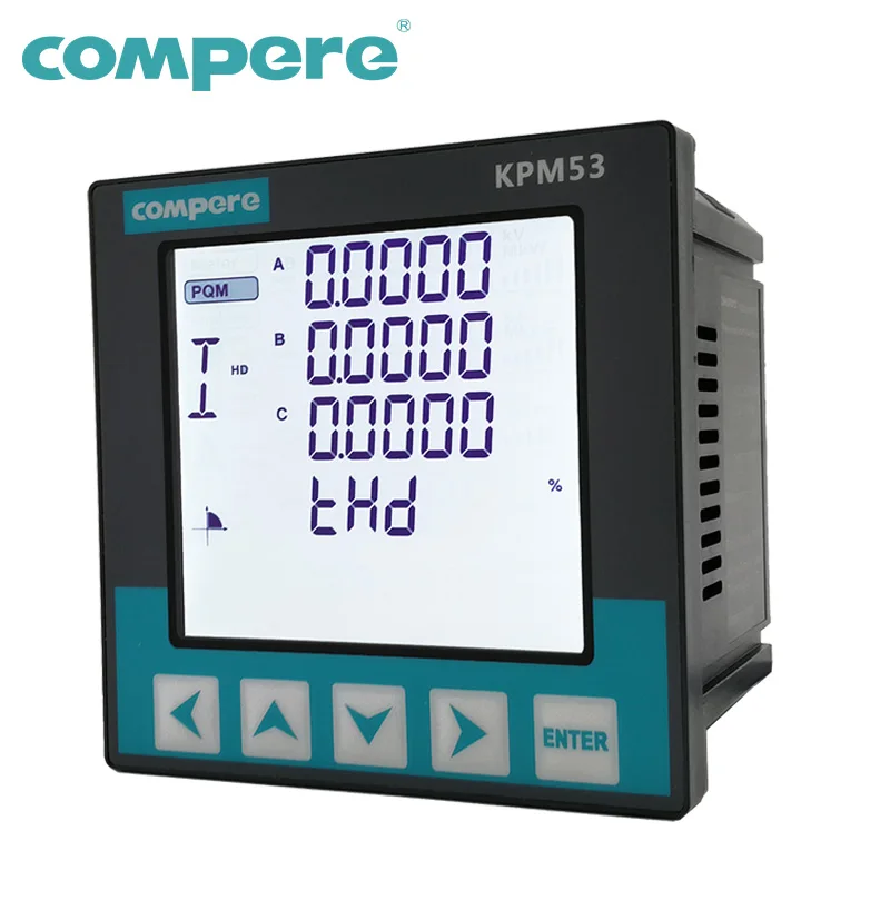  Класс 0.5S ЖК дистанционным снятием показаний с протоколом MODBUS RTU ptz-камеры RS485 Смарт ваттметр цифровой измеритель