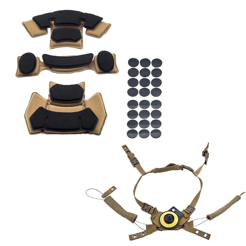 Wholesale Adjustable Helmet Liner Cover Sponge Helmet Pads Fast Mich Outdoor Hunting Tactical Helmet Accessories