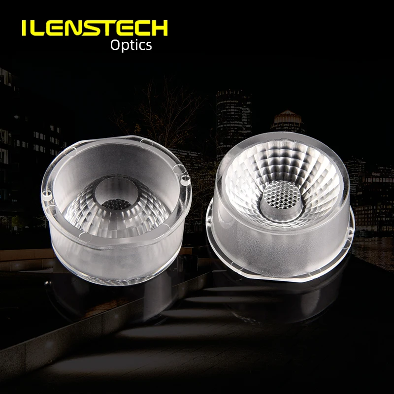 60 Degree clear surface led lens 21mm led optics lens for led lighting